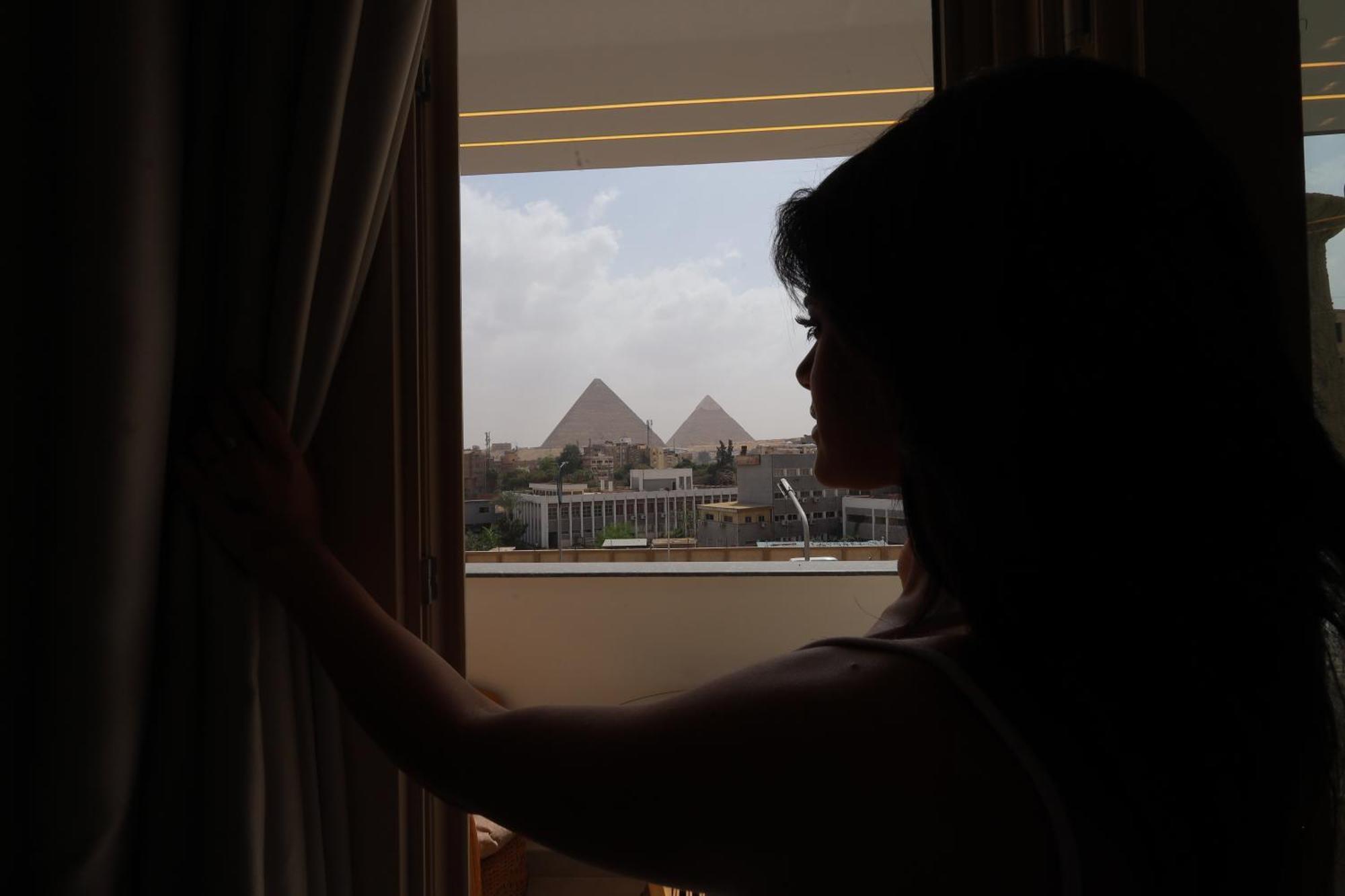 The Muse Pyramids Inn Kafret el-Gabal Exteriér fotografie